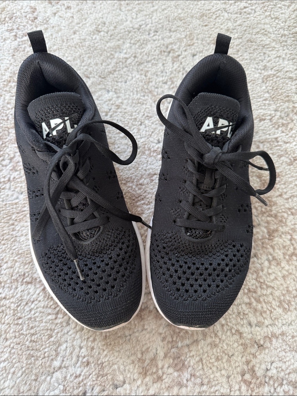 APL Women's TechLoom Pro Black Athletic Sneakers